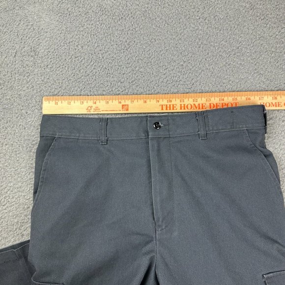 Wearguard Mens Gray Cargo Uniform‎ Pants Size 34-30 Actual Pockets - Picture 4 of 6